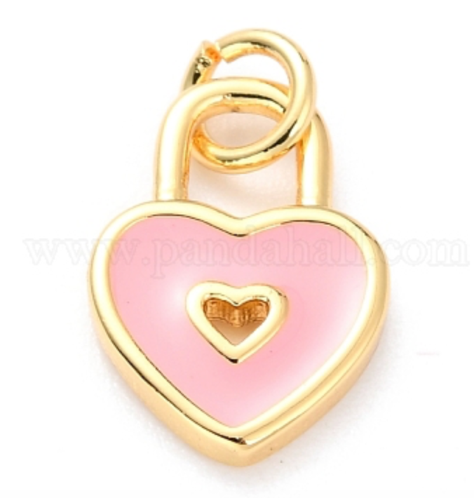 Heart Lock Charm