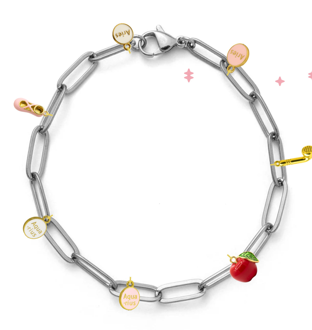 Silver Large Link Chain Bracelet