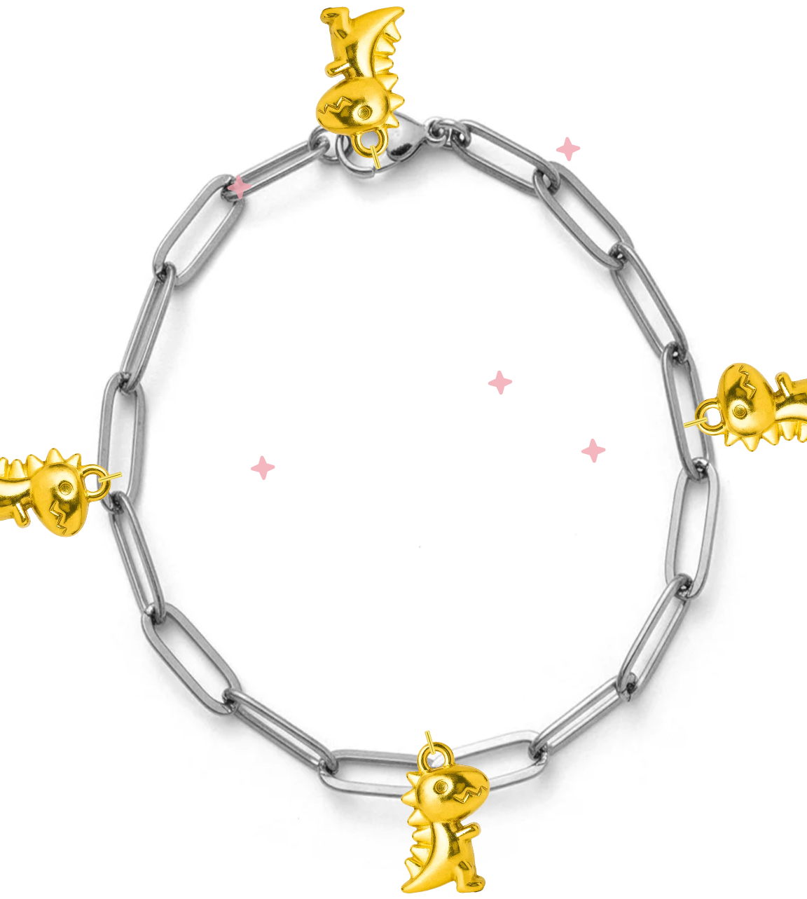 Silver Large Link Chain Bracelet