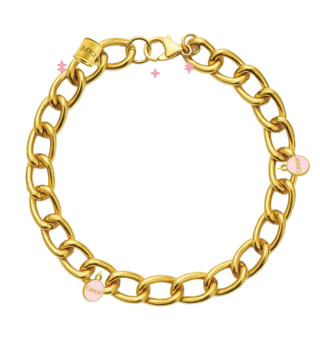 Gold Chunky Link Chain Bracelet