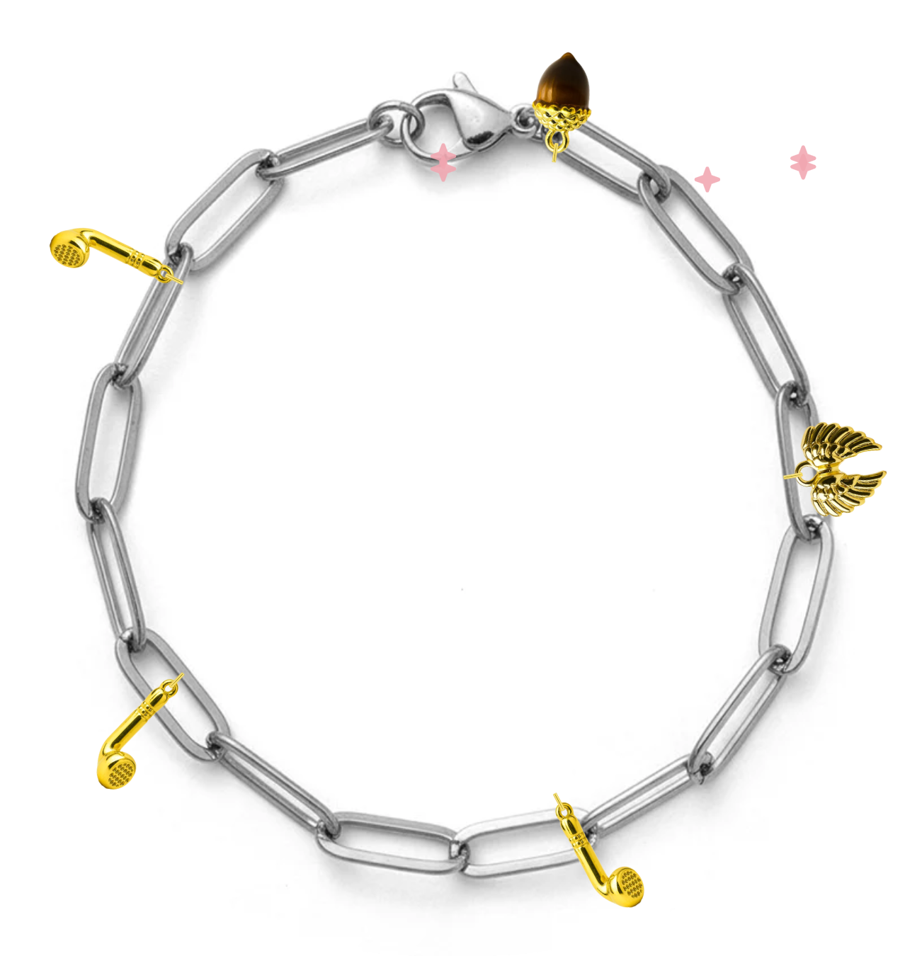 Silver Large Link Chain Bracelet