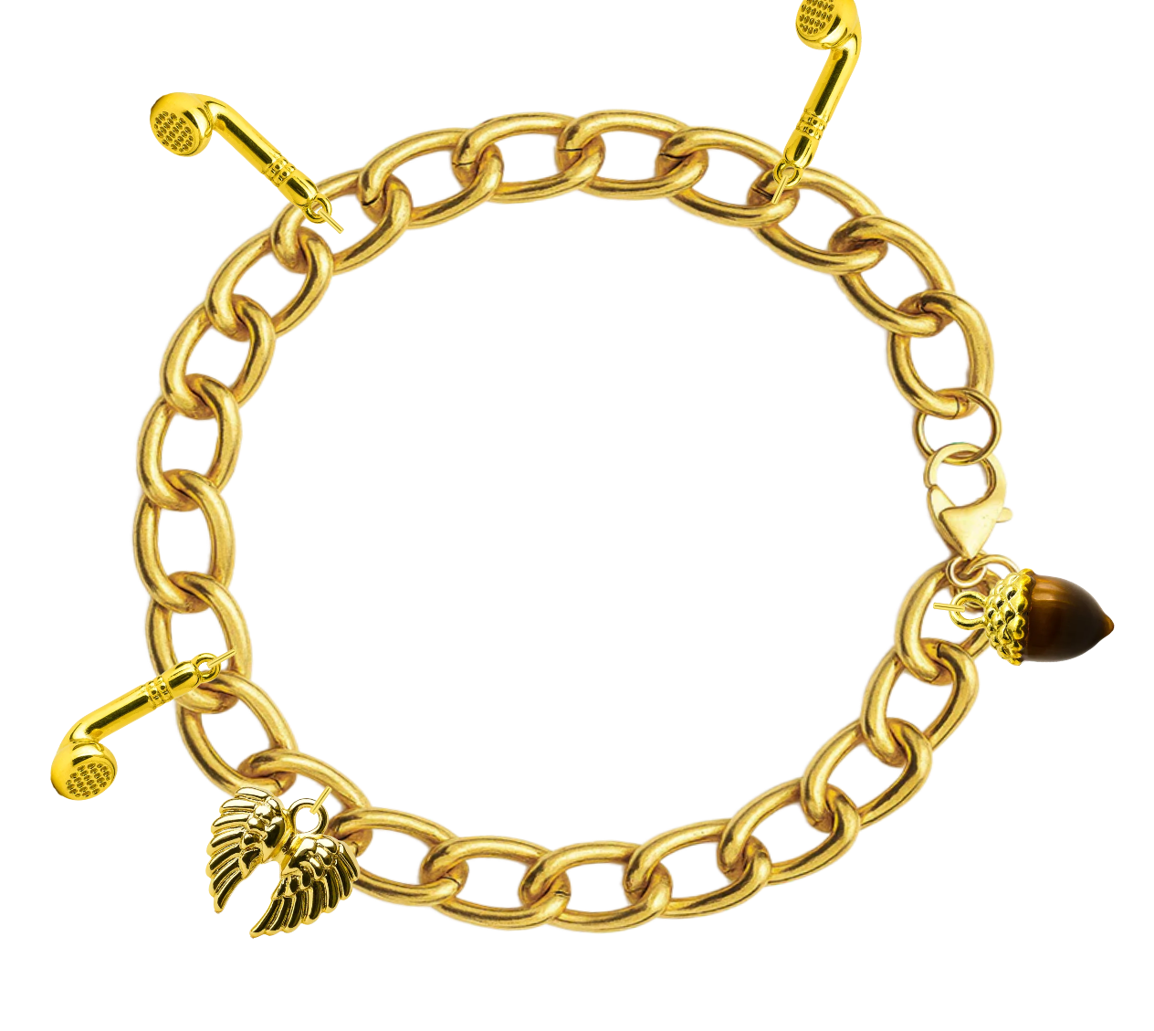 Gold Chunky Link Chain Bracelet