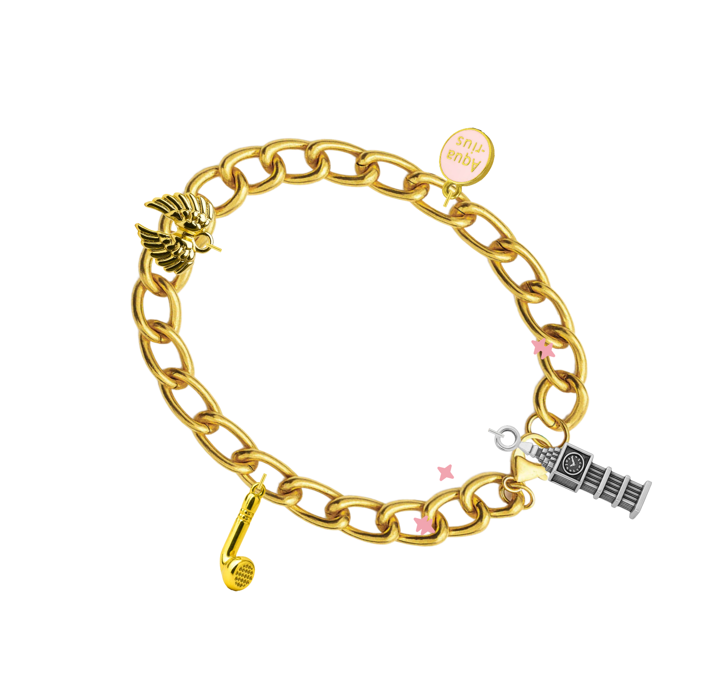 Gold Chunky Link Chain Bracelet