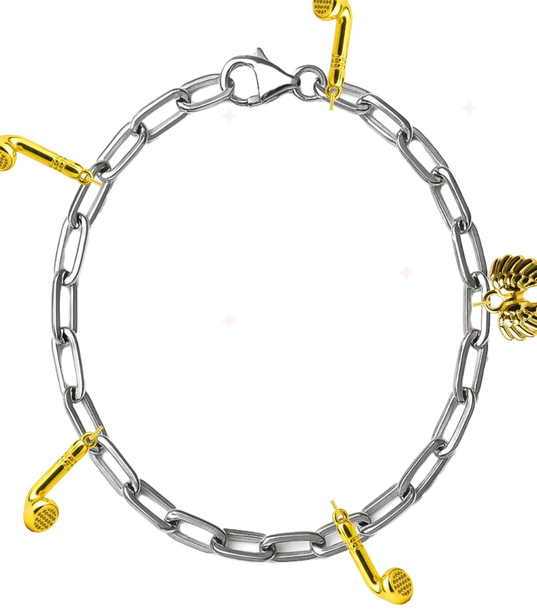 Silver Medium Link Chain Bracelet
