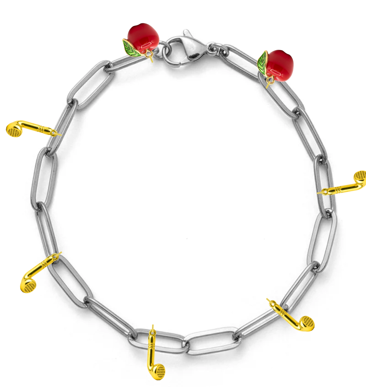 Silver Large Link Chain Bracelet