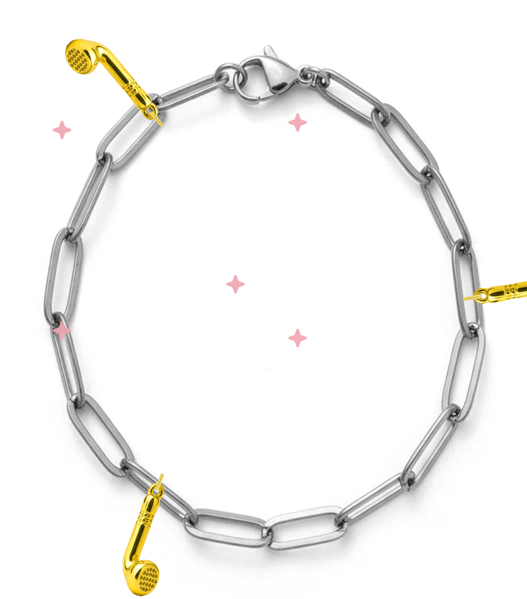 Silver Large Link Chain Bracelet