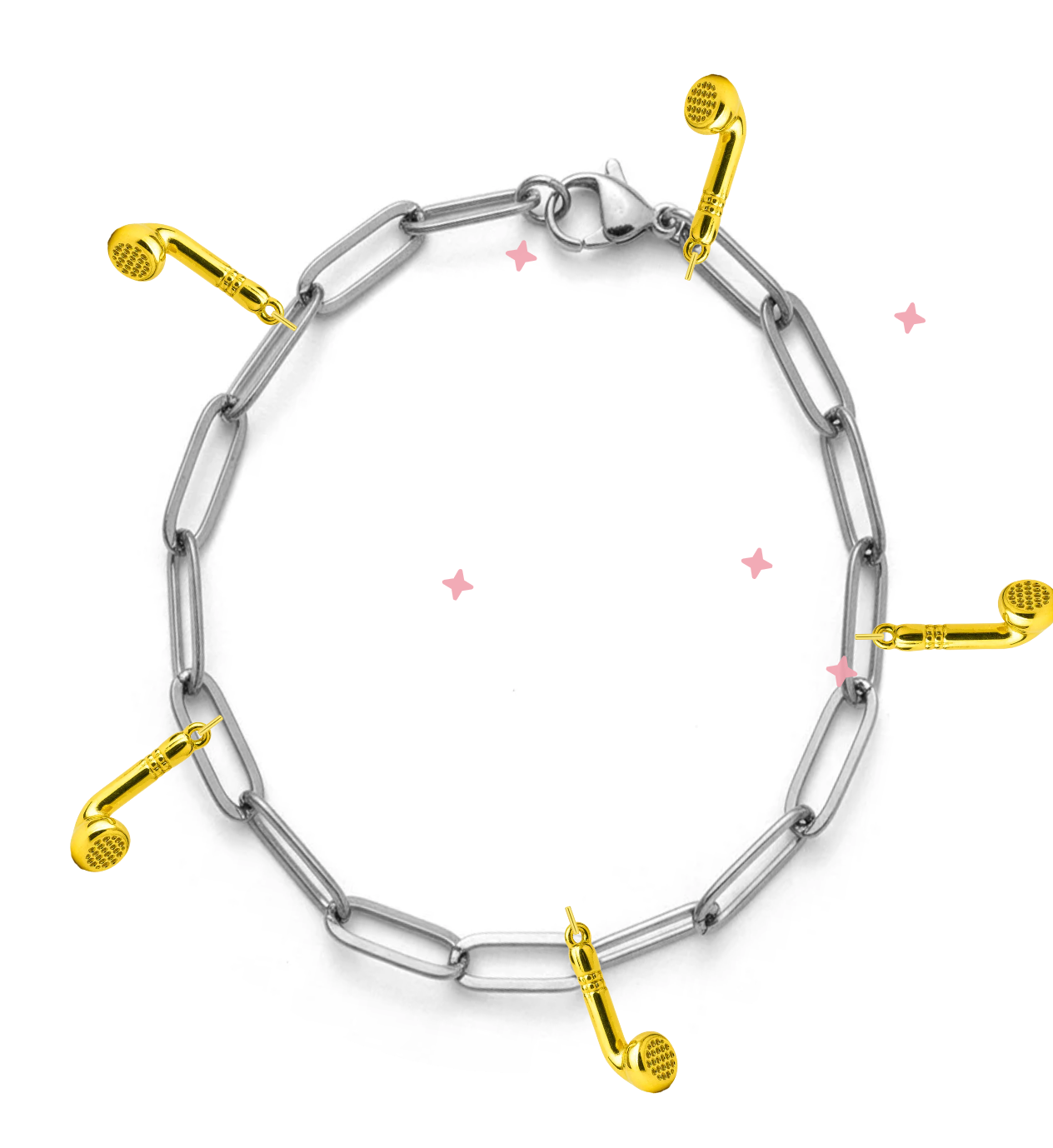 Silver Large Link Chain Bracelet
