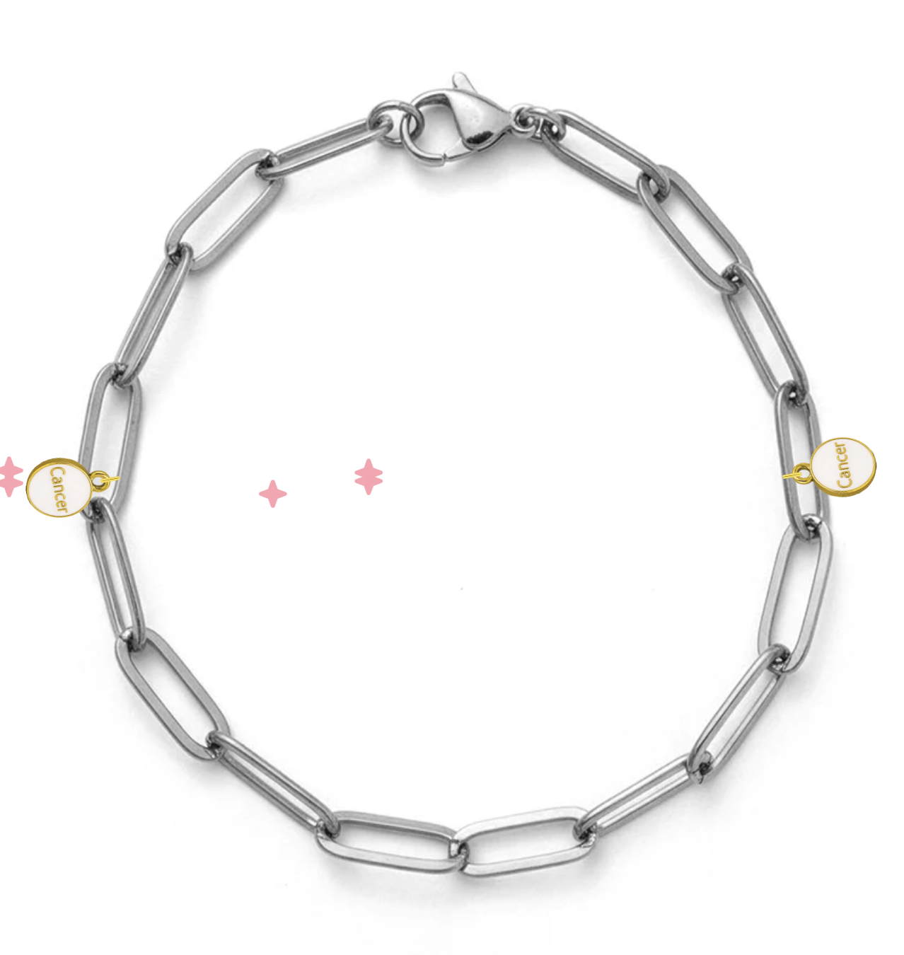 Silver Large Link Chain Bracelet
