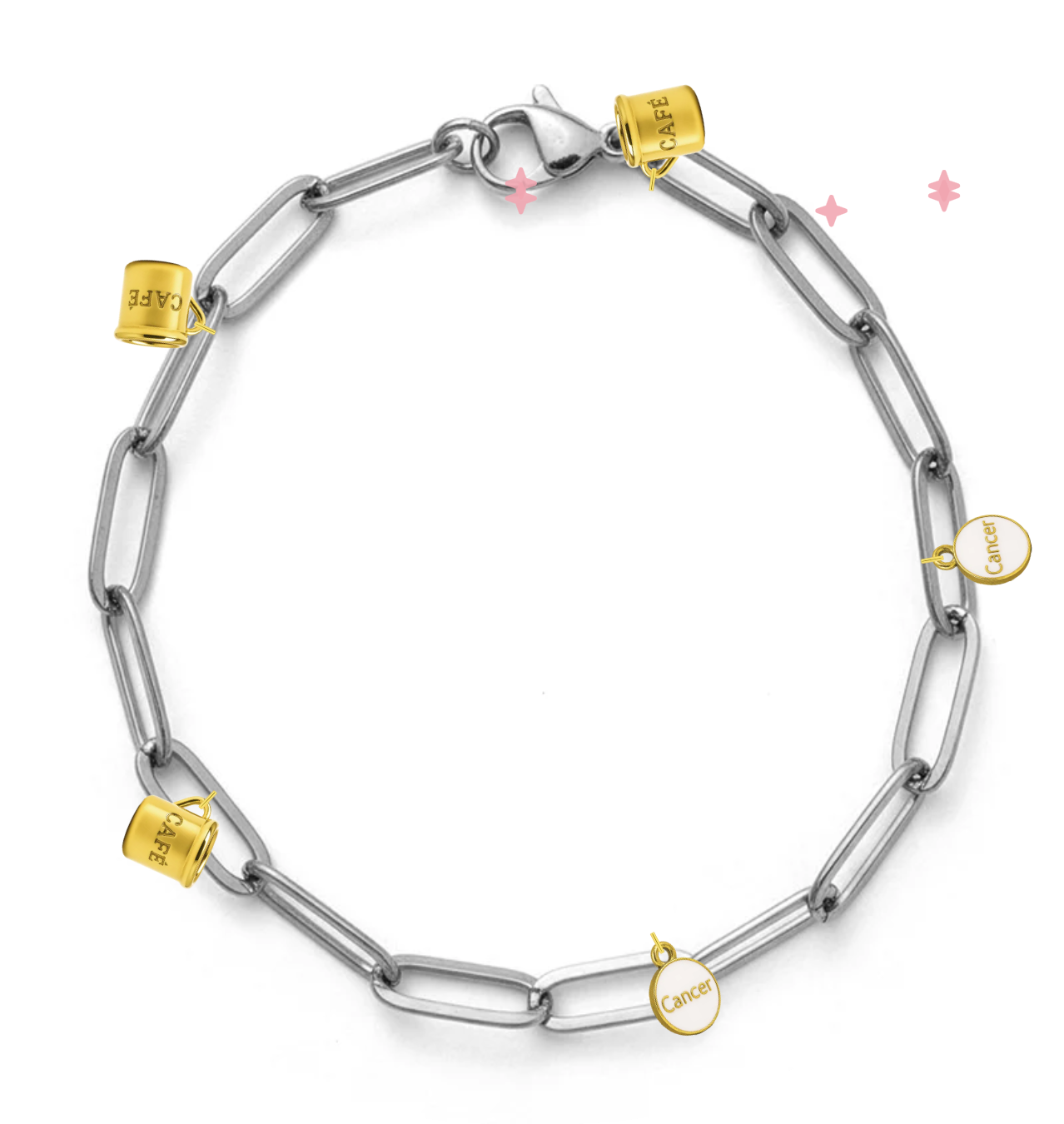 Silver Large Link Chain Bracelet