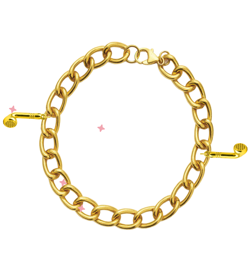 Gold Chunky Link Chain Bracelet