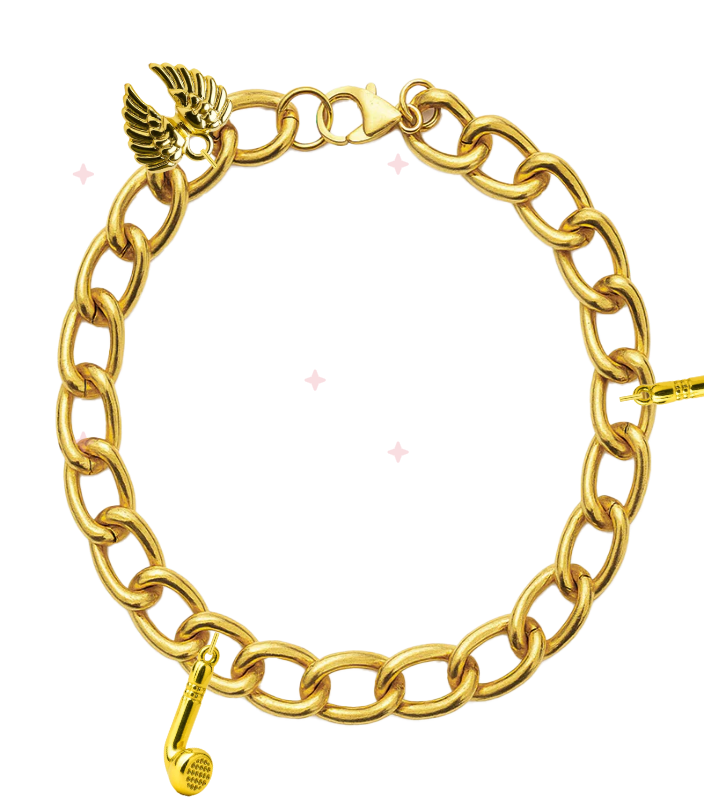 Gold Chunky Link Chain Bracelet