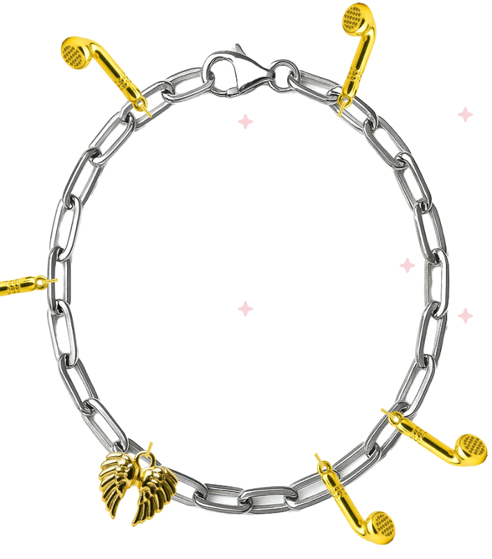 Silver Medium Link Chain Bracelet