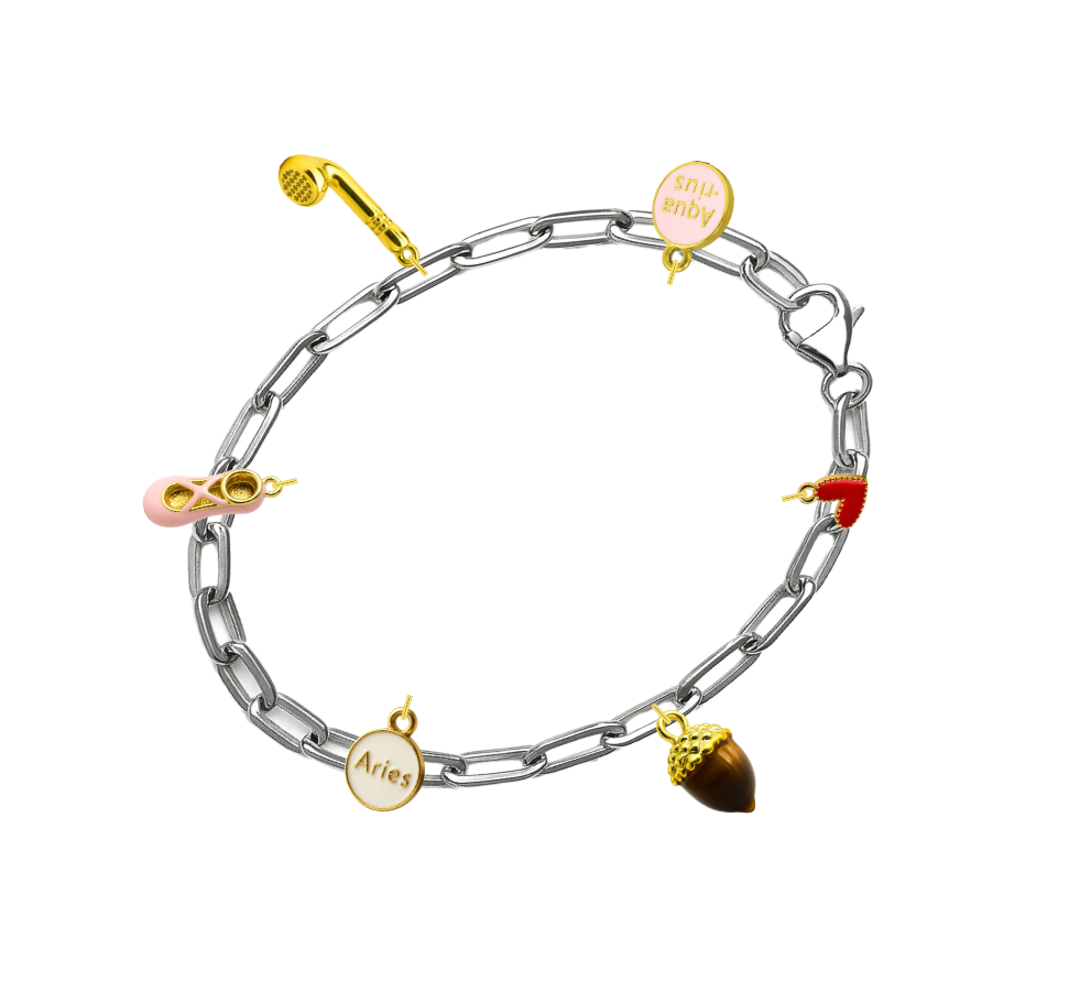 Silver Medium Link Chain Bracelet