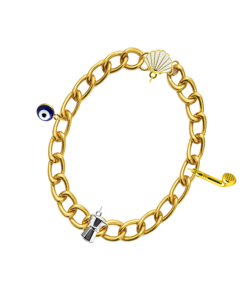 Gold Chunky Link Chain Bracelet