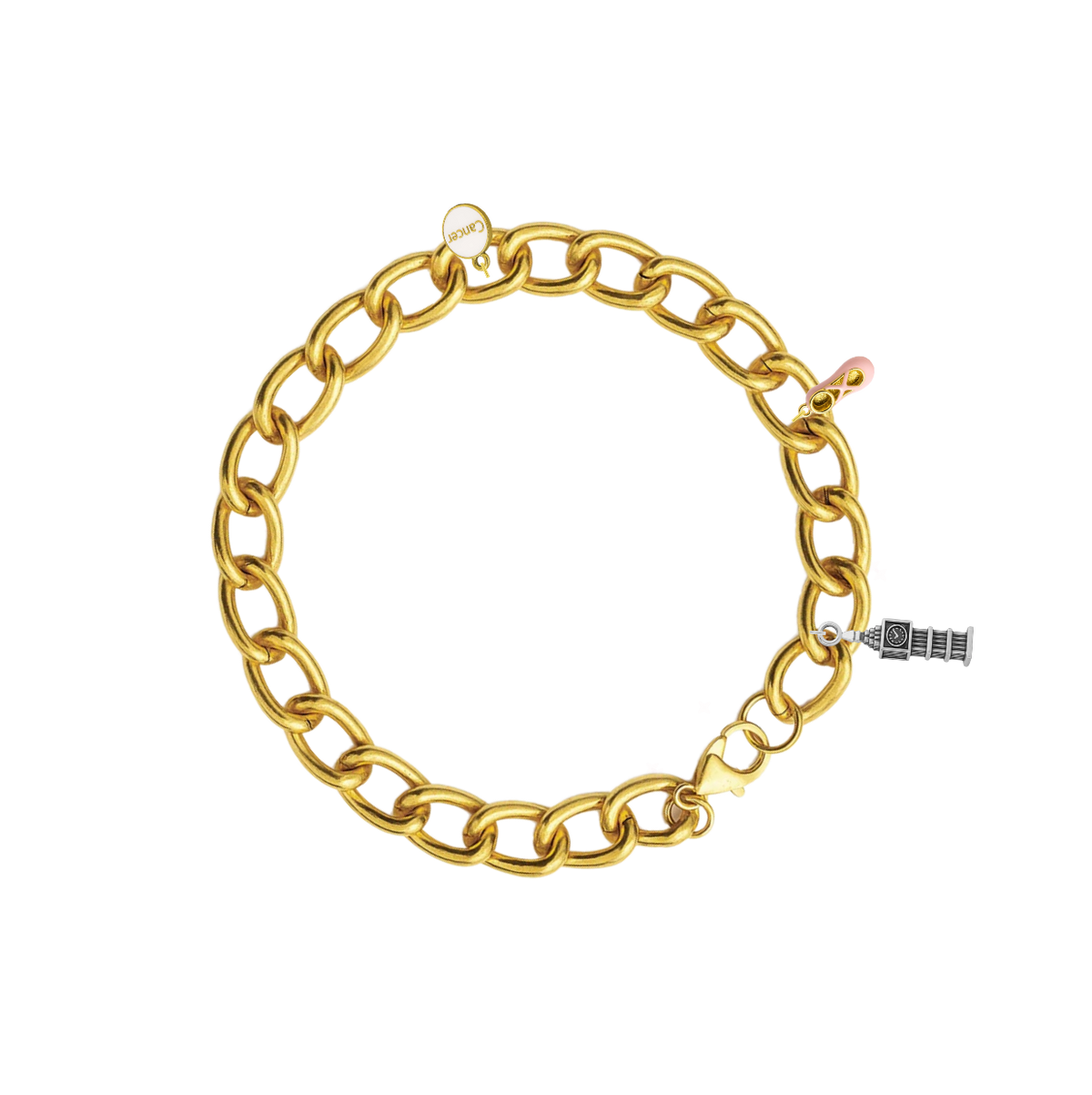Gold Chunky Link Chain Bracelet